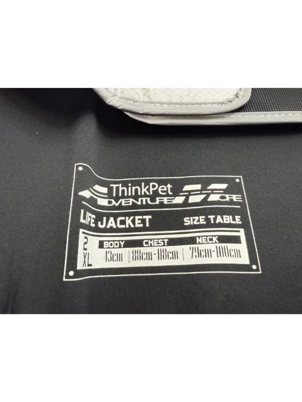ThinkPet Adventure Dog Life Jacket Reflective Adjustable 2XL For Large Dogs